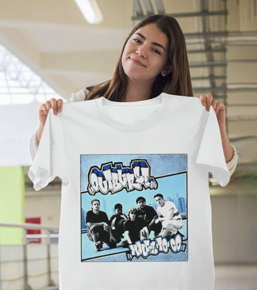 Outburst Miles To Go NYHC Skyline Band Photo T-Shirt