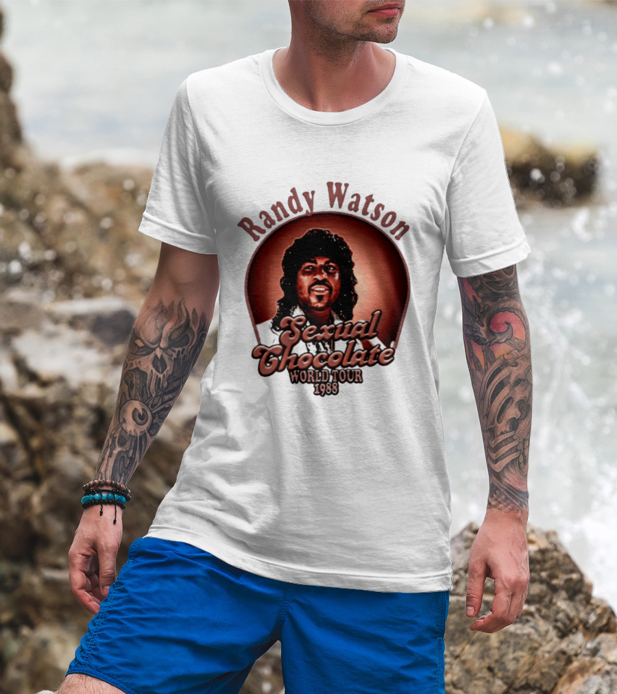 Randy Watson Sexual Chocolate World Tour 1988 Retro Concert T-Shirt