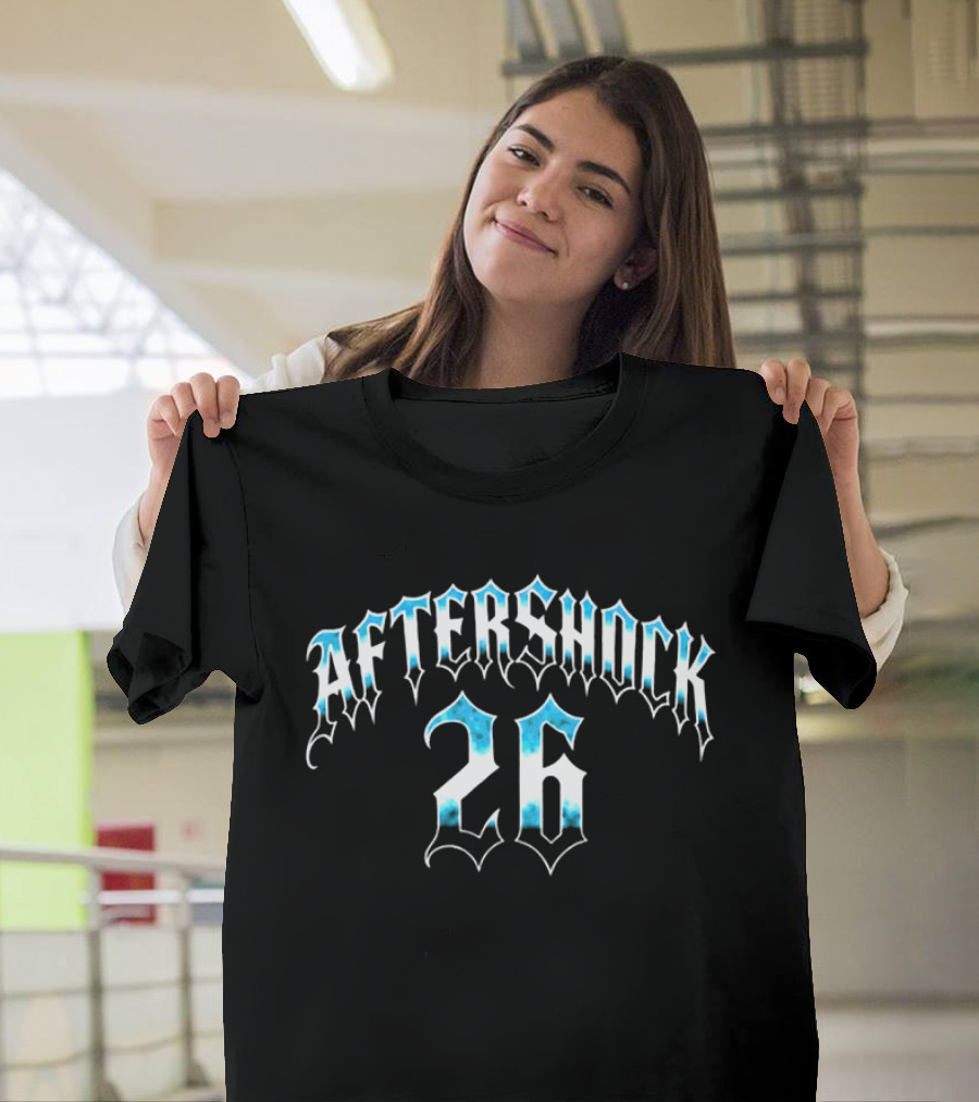 Aftershock 26 Festival Sacramento CA October 1 4 2026 Fade To Black Football Jersey T-Shirt
