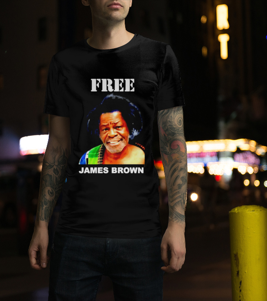 FREE James Brown Godfather Of Soul Funk T-Shirt