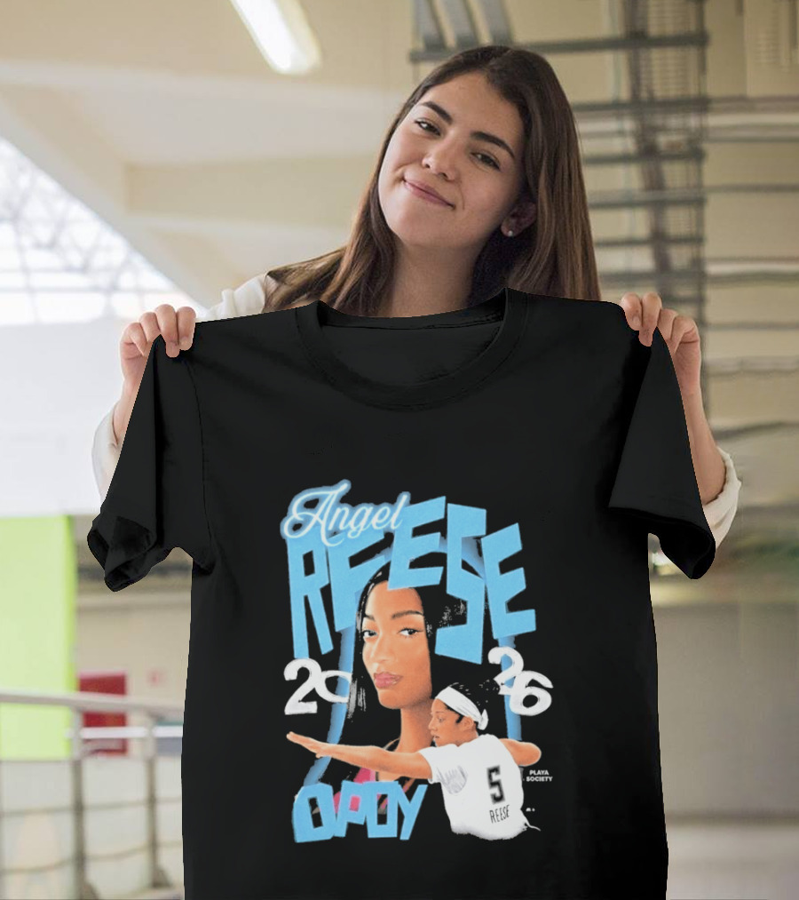 Angel Reese 2026 DPOY Basketball Player T-Shirt