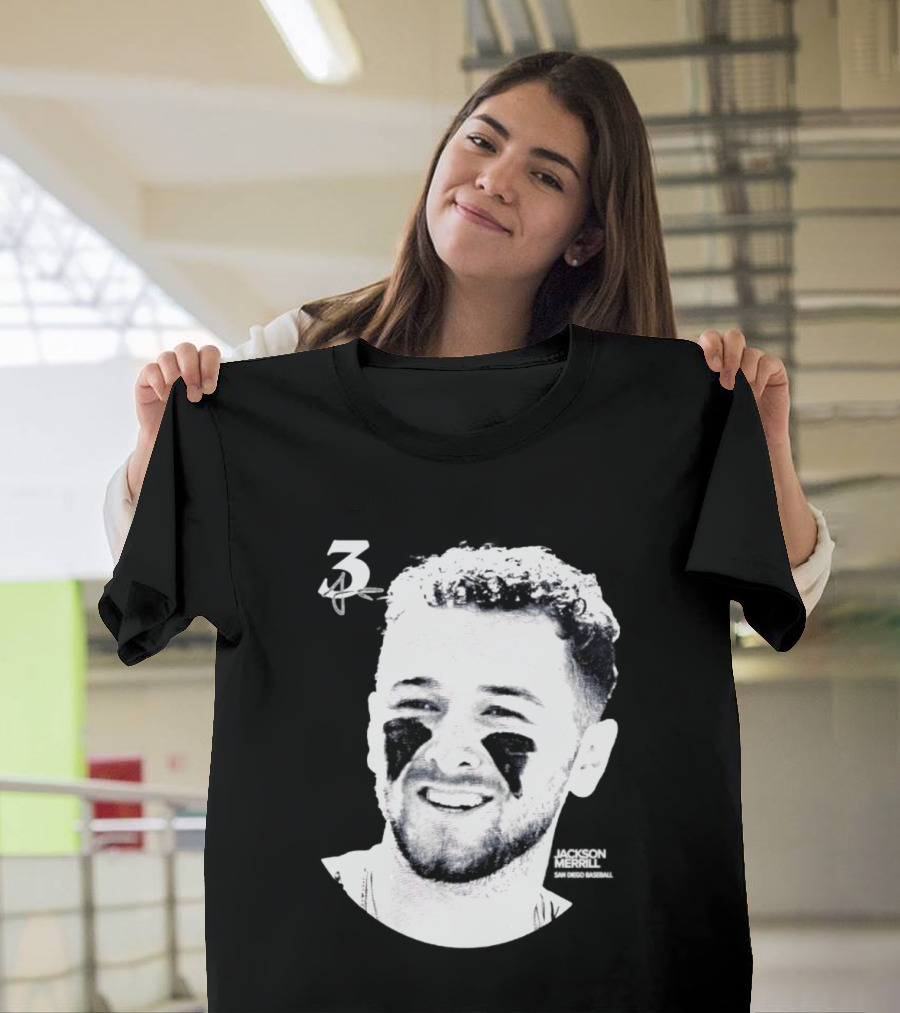 Jackson Merrill 3 San Diego Padres MLB 2026 Lineage Series T-Shirt