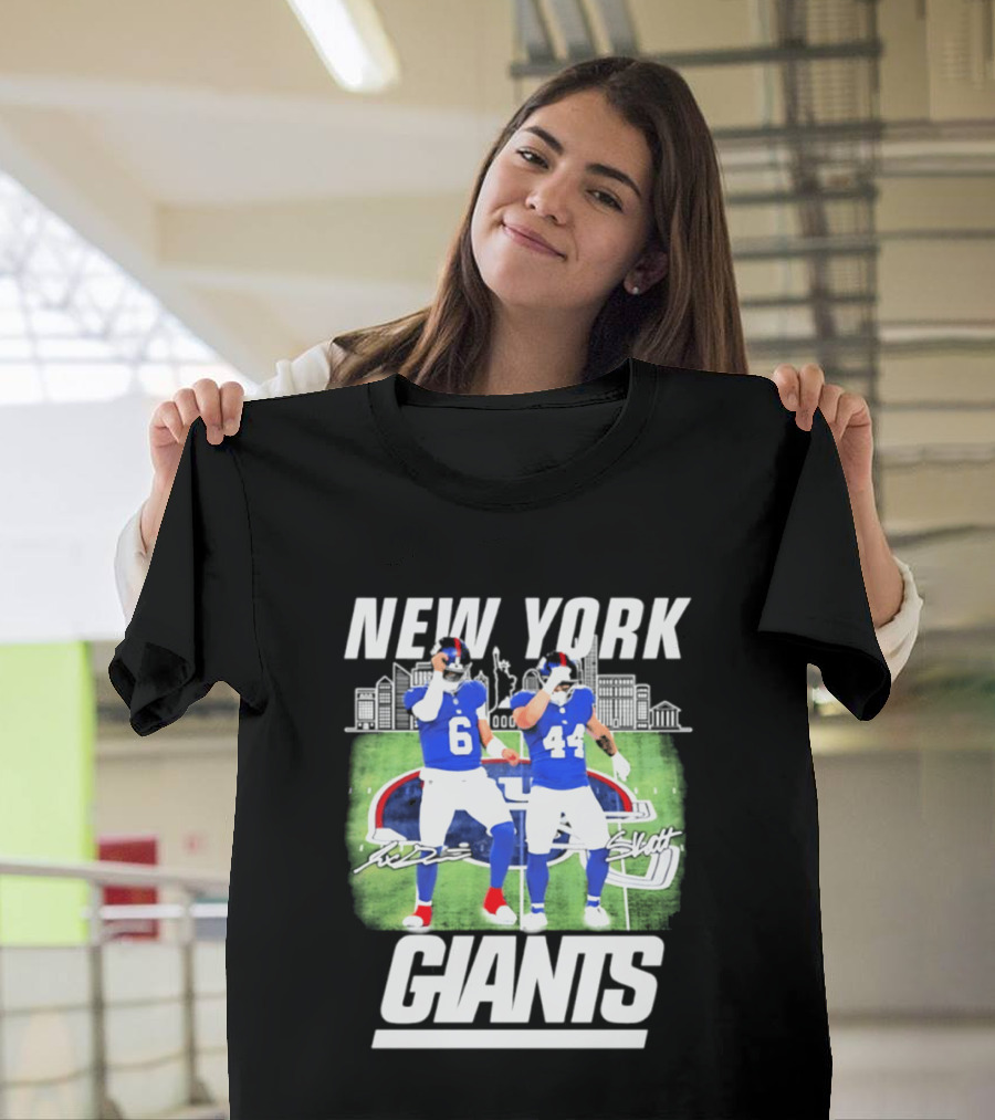 New York Giants Jaxson Cam Signatures Stadium T-Shirt