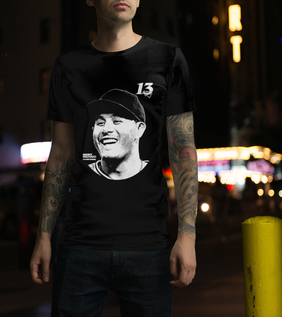 Manny Machado 13 San Diego Padres MLB Lineage Series 2026 T-Shirt