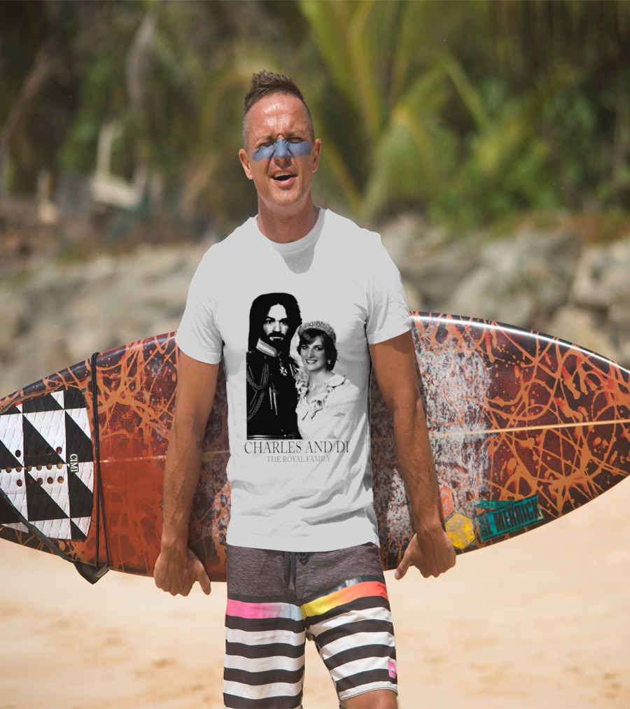 Charles Manson And Princess Diana Charles And Di The Royal Family T-Shirt