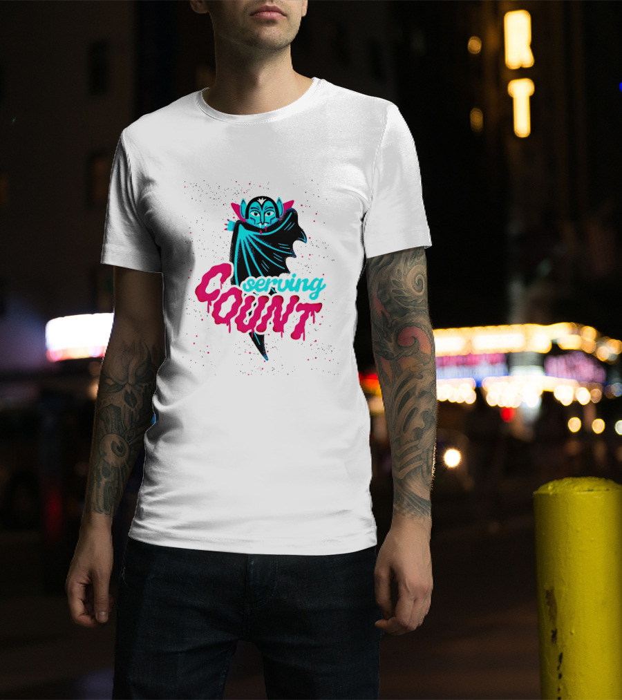 Serving Cunt Dracula Vampire Pastel Gothic Halloween T-Shirt