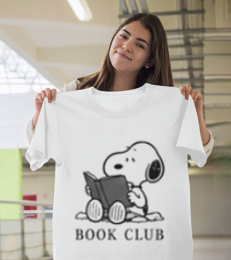 Snoopy Just One More Chapter Book Club For Peanuts And Bookish Fans T-Shirt