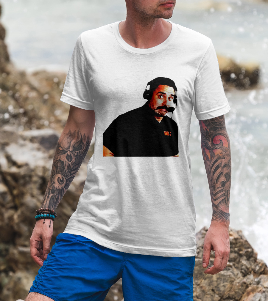 Steve Sarkisian Headset Shocked Longhorns Face Meme T-Shirt