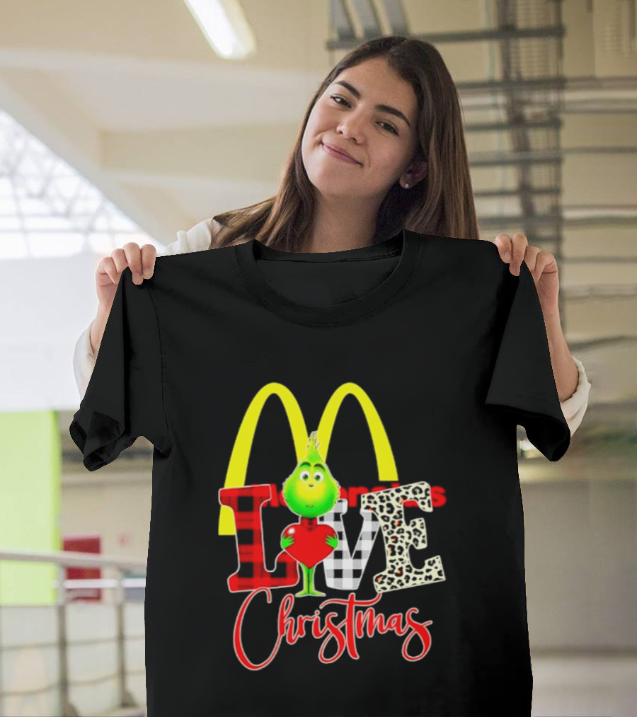 McDonald's Grinch Love Christmas 2026 Collaboration T-Shirt