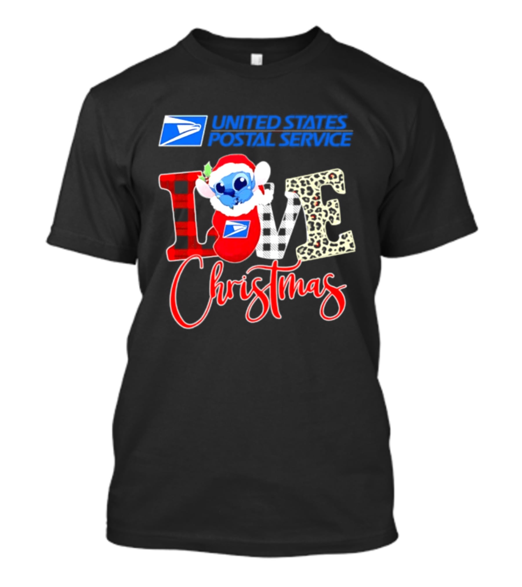United States Postal Service Stitch Love Christmas 2026 Collaboration T-Shirt