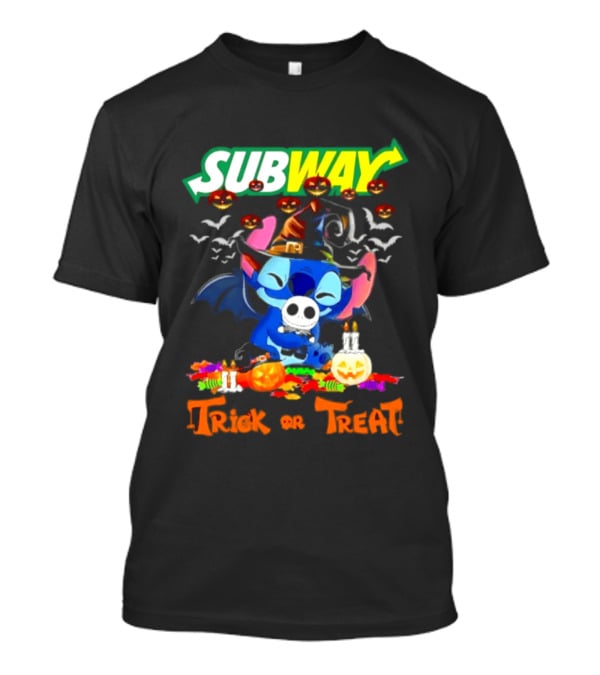 Subway Stitch Trick Or Treat Halloween 2026 T-Shirt