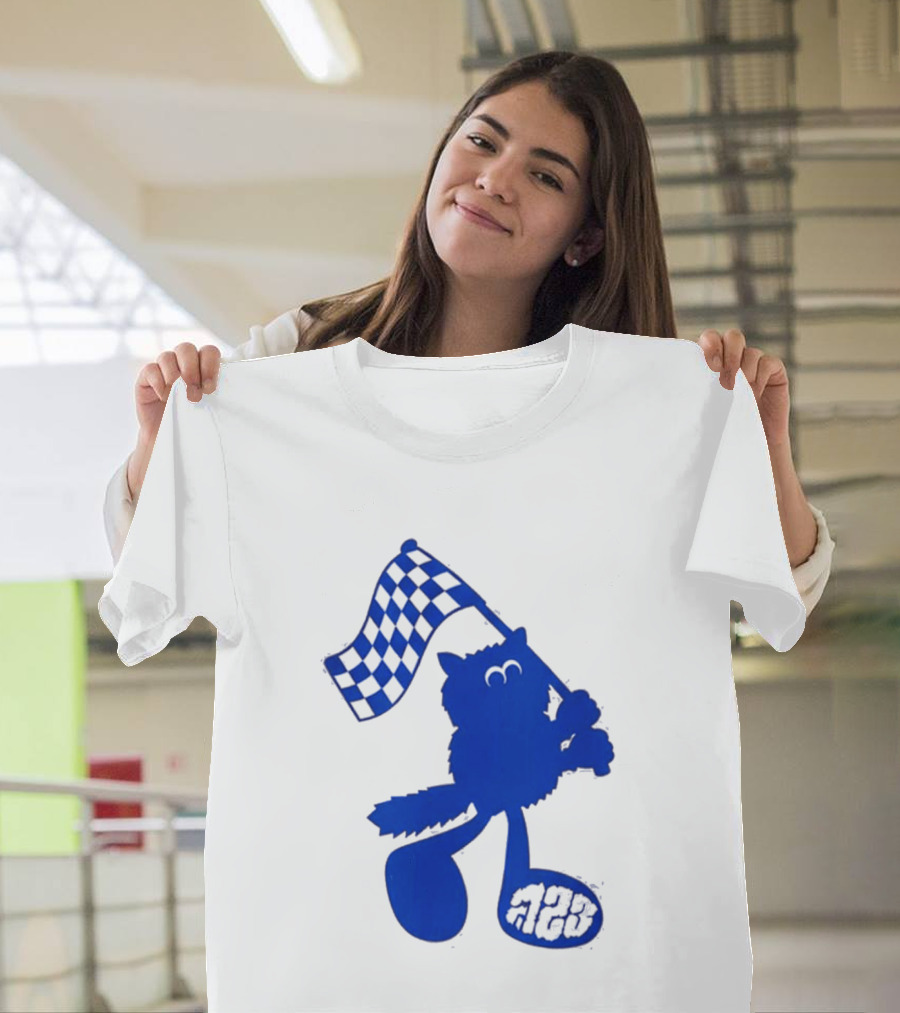 Alex Albon Quadrant Singapore Race Week Mascot 23 Checkered Flag T-Shirt