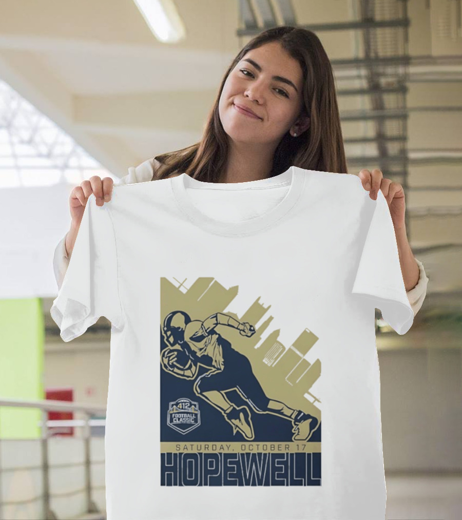 Hopewell Football Classic Saturday October 17 City Skyline T-Shirt