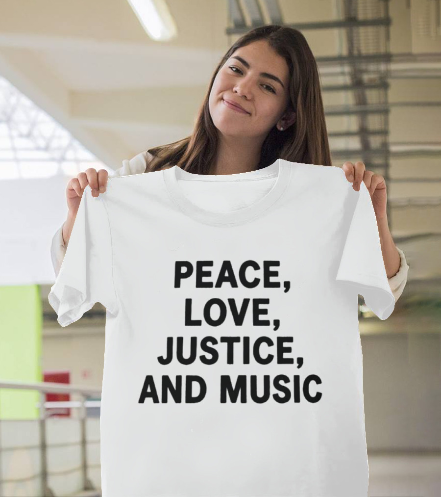 Peace Love Justice And Music Power To The People Columbia MD October 3 2026 Merriweather Post Pavilion Snapback Hat T-Shirt