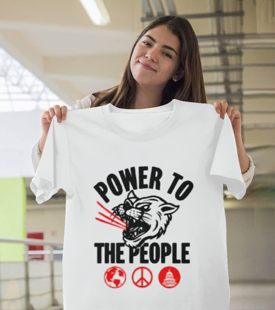Power To The People 2026 Columbia MD October 3 Merriweather Post Pavilion The Tiger Peace T-Shirt