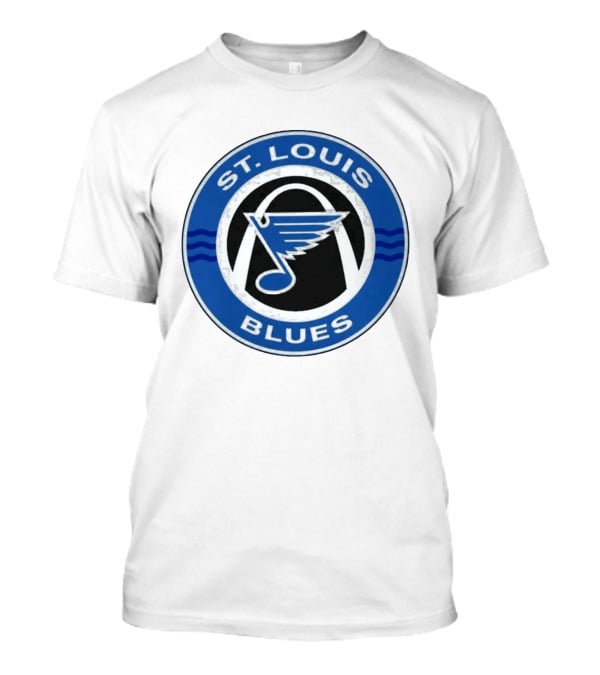 St. Louis Blues NHL Hockey Arch And Note T-Shirt