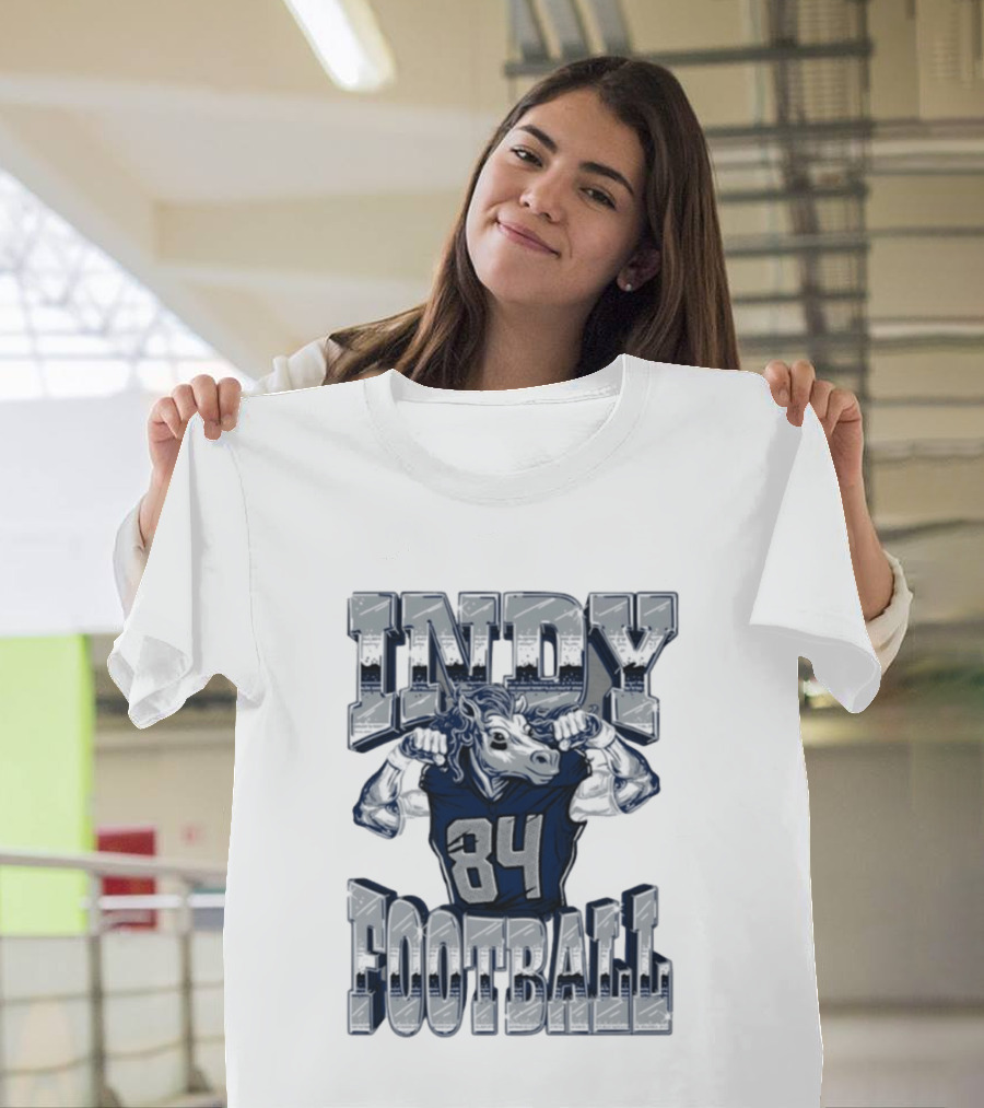 Indy Football Horse Power 84 Indianapolis Colts T-Shirt