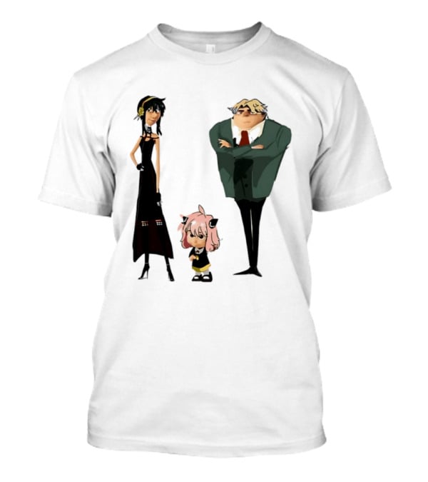 Despicable X Family Loid Forger Yor Forger Anya Forger Spy X Family Characters T-Shirt