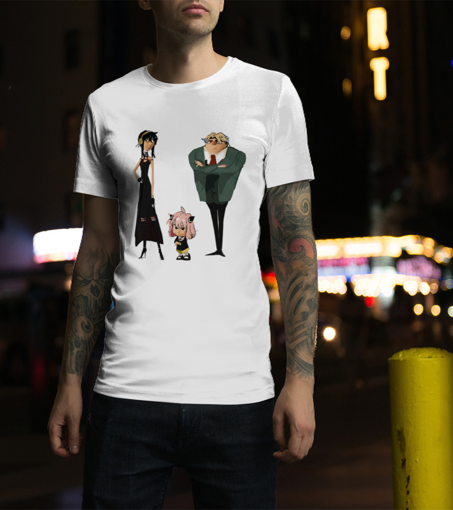 Despicable X Family Loid Forger Yor Forger Anya Forger Spy X Family Characters T-Shirt