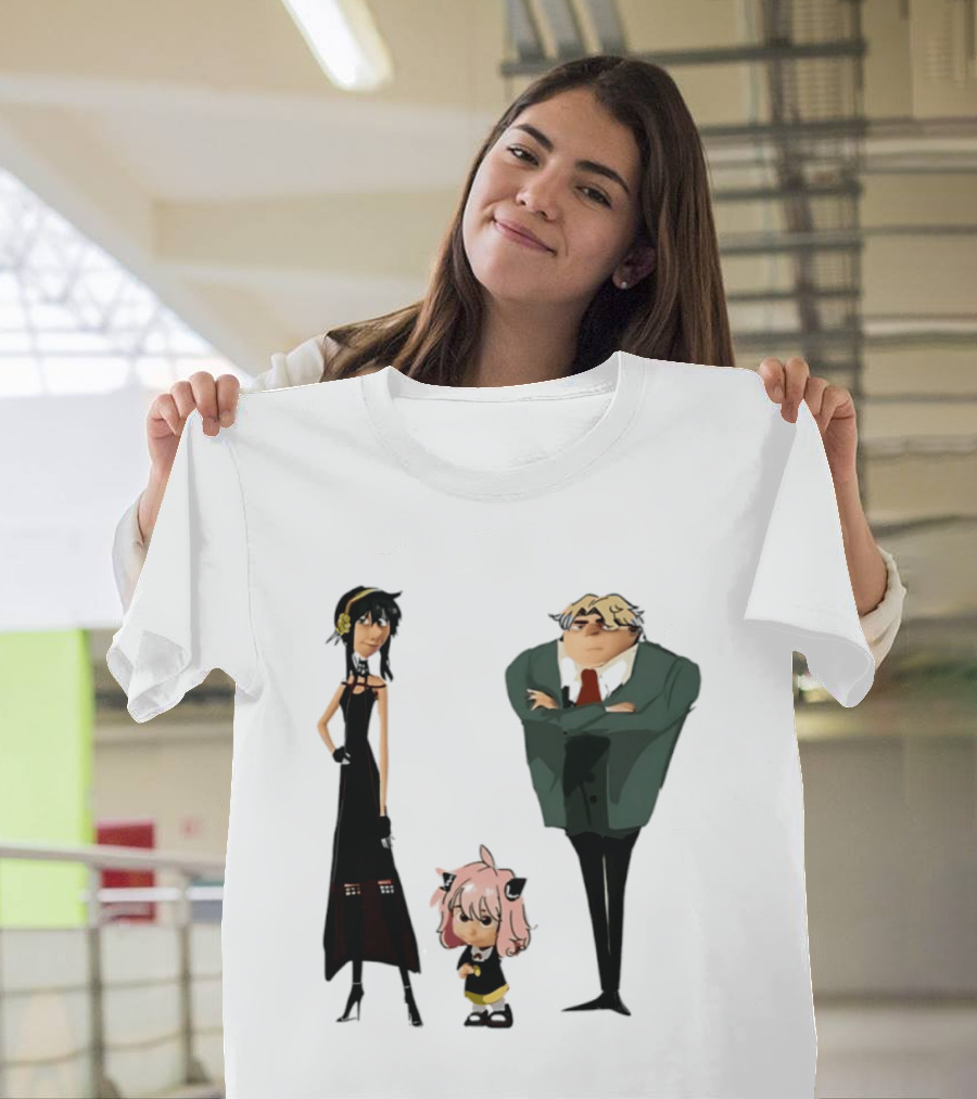 Despicable X Family Loid Forger Yor Forger Anya Forger Spy X Family Characters T-Shirt