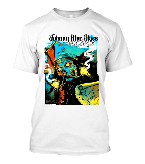 Johnny Blue Skies And The Dark Clouds Pirate Map Gainbridge Fieldhouse Indianapolis 2026 Event T-Shirt