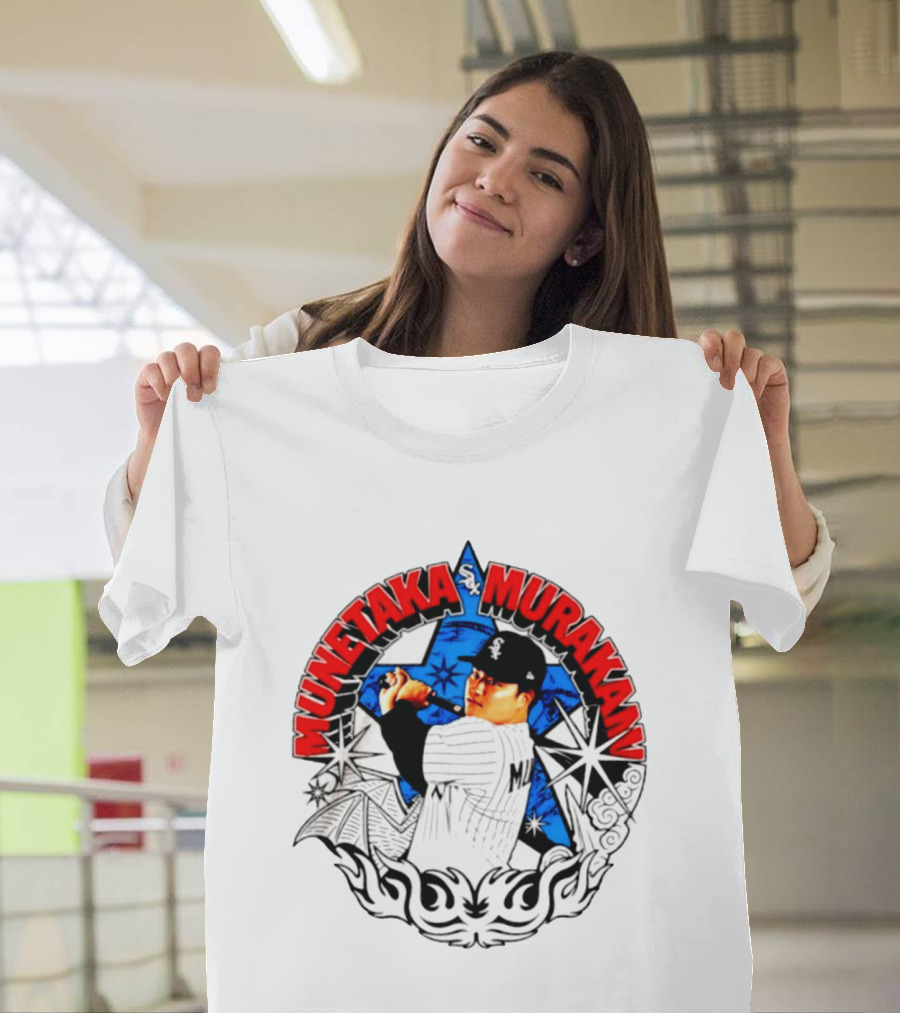Munetaka Murakami White Sox MLB Baseball Player Chicago Starburst T-Shirt