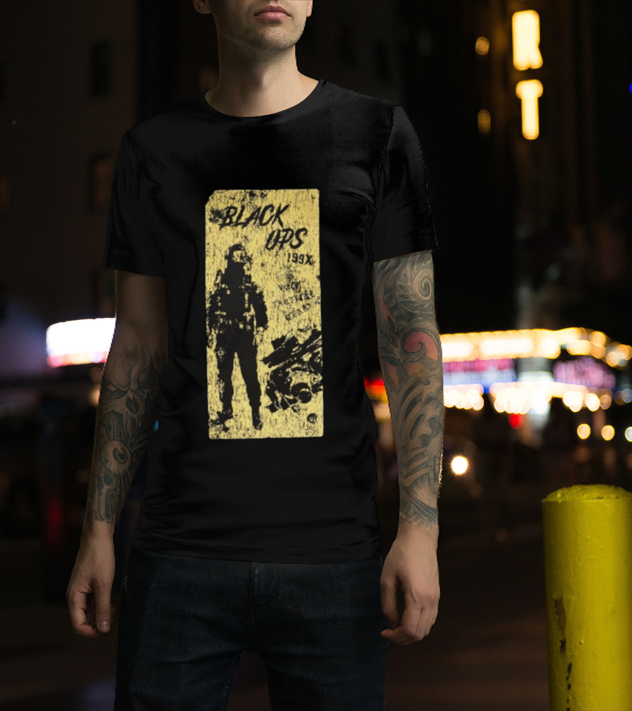 Black Ops 199X Volt Tactical Gear And Soldier T-Shirt