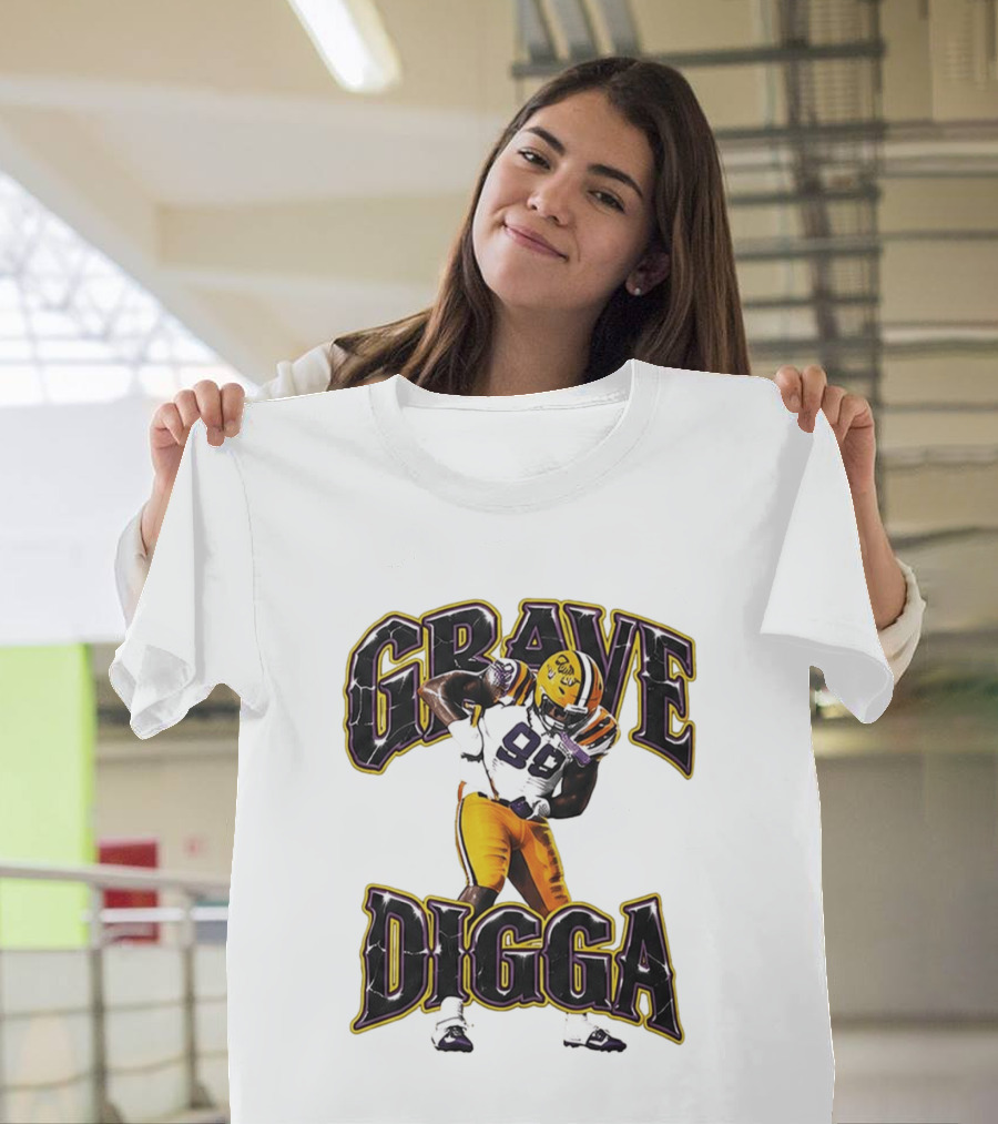 Grave Digga Deuce 90 Gotta Go To Work Football Player T-Shirt