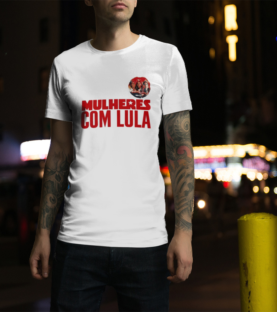 Mulheres Com Lula Olívia Santana T-Shirt