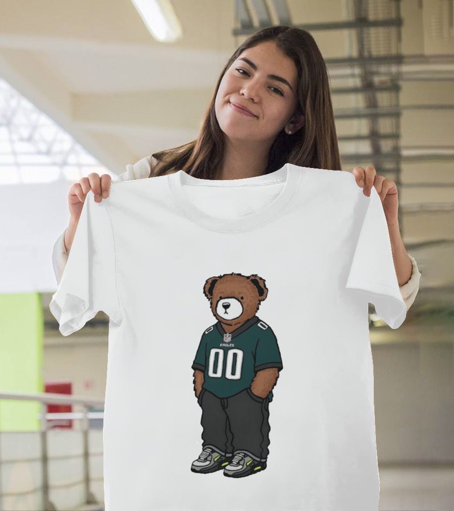 Philadelphia Eagles Teddy Bear London Games 2026 T-Shirt