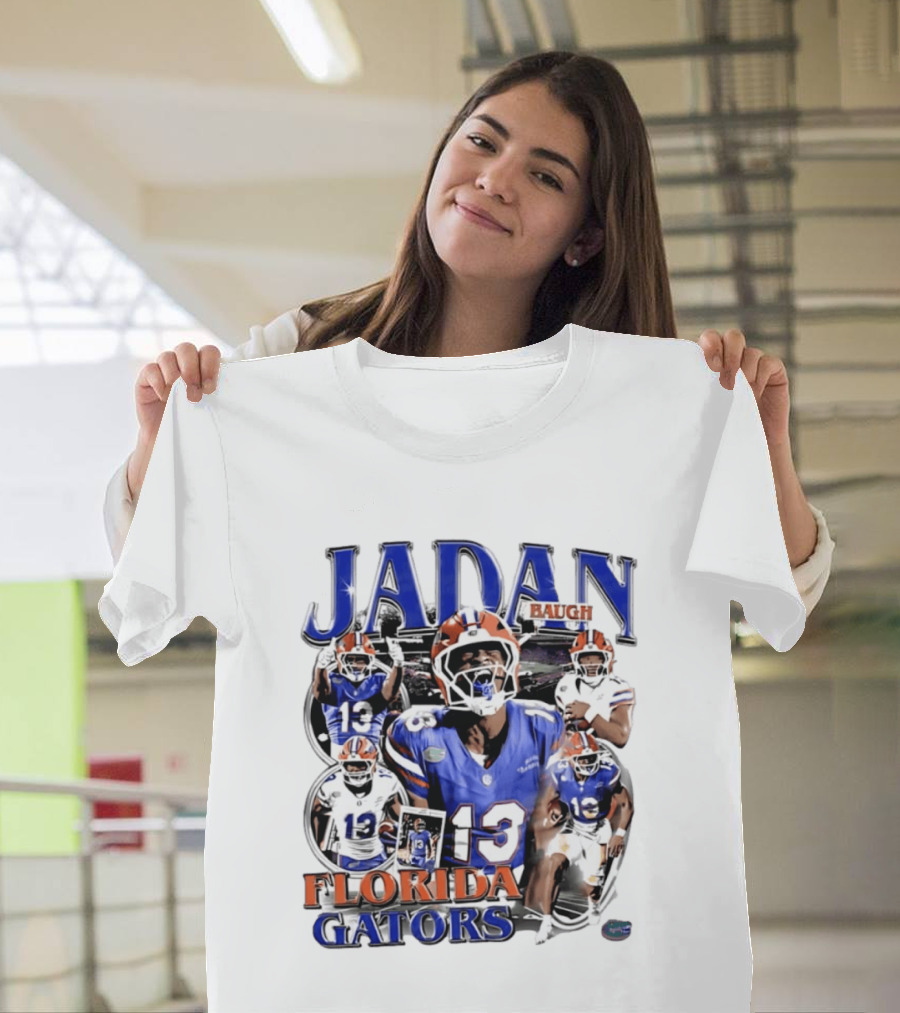 Jadan Baugh Florida Gators 2026 NCAA Football 90s Bootleg T-Shirt