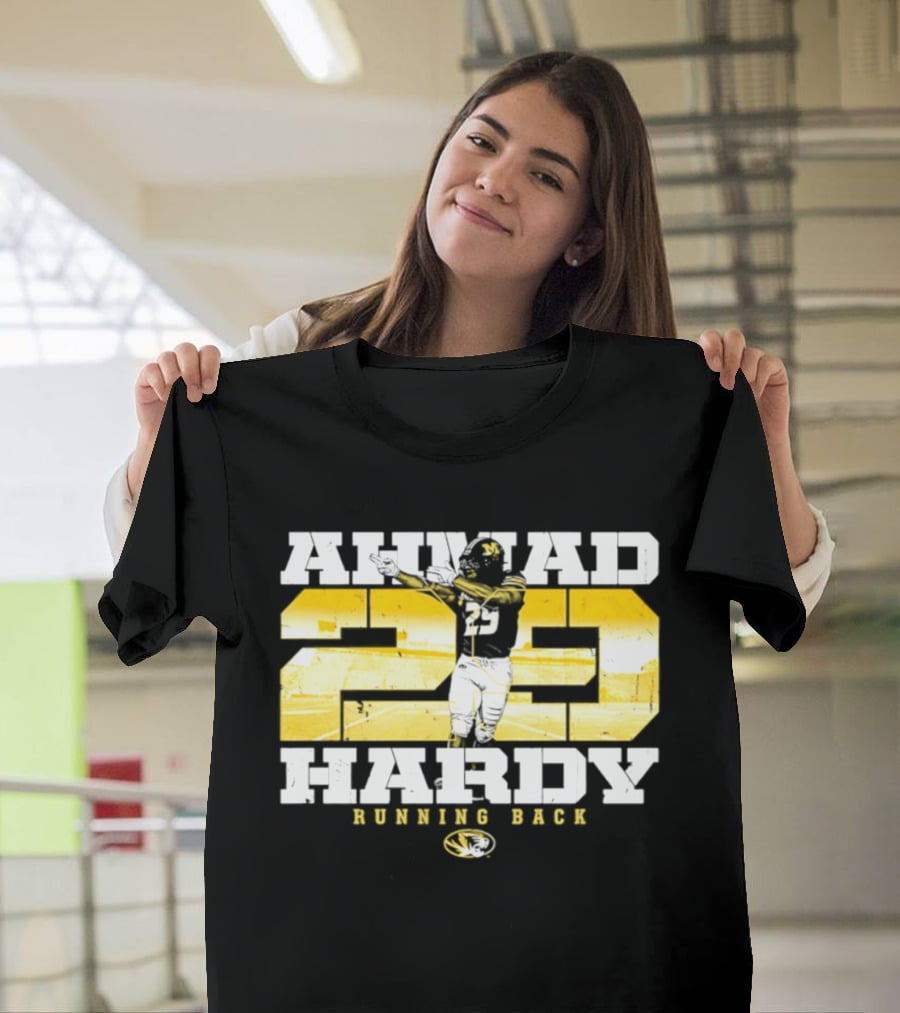 Ahmad 20 Hardy Running Back Missouri Tigers Football NCAA T-Shirt