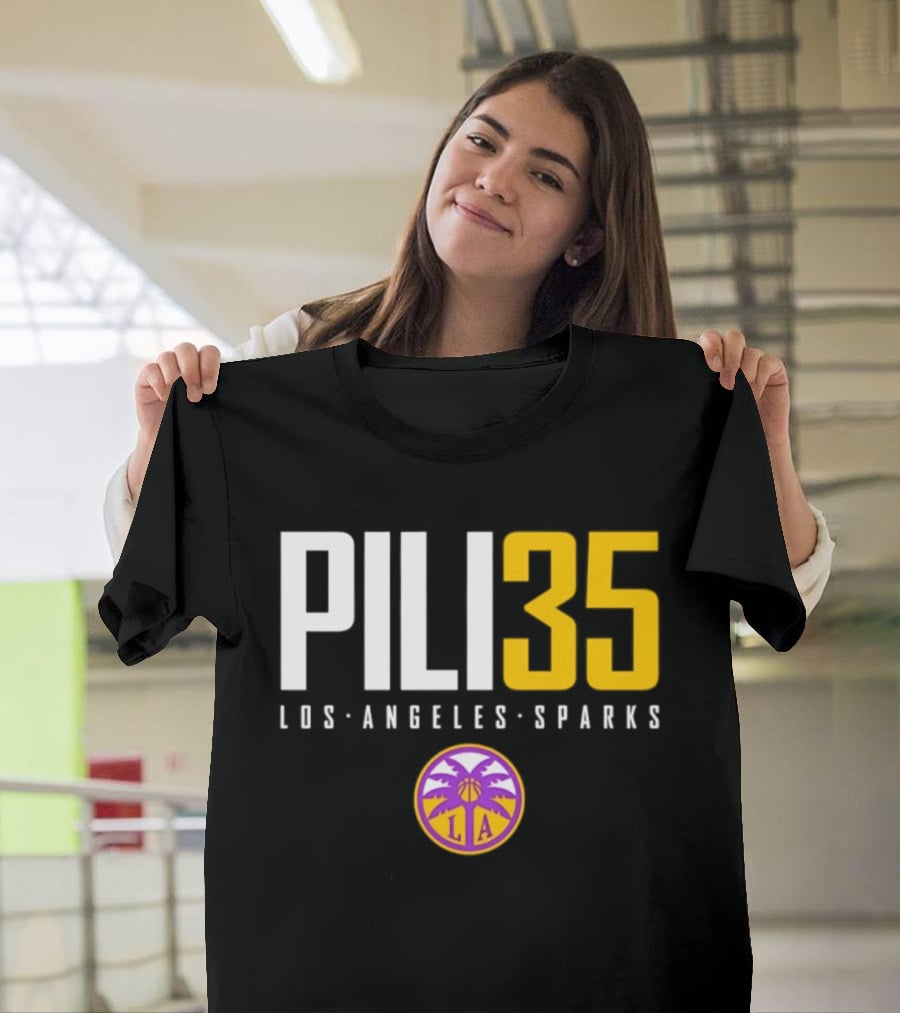Pili 35 Los Angeles Sparks WNBA Basketball Team T-Shirt