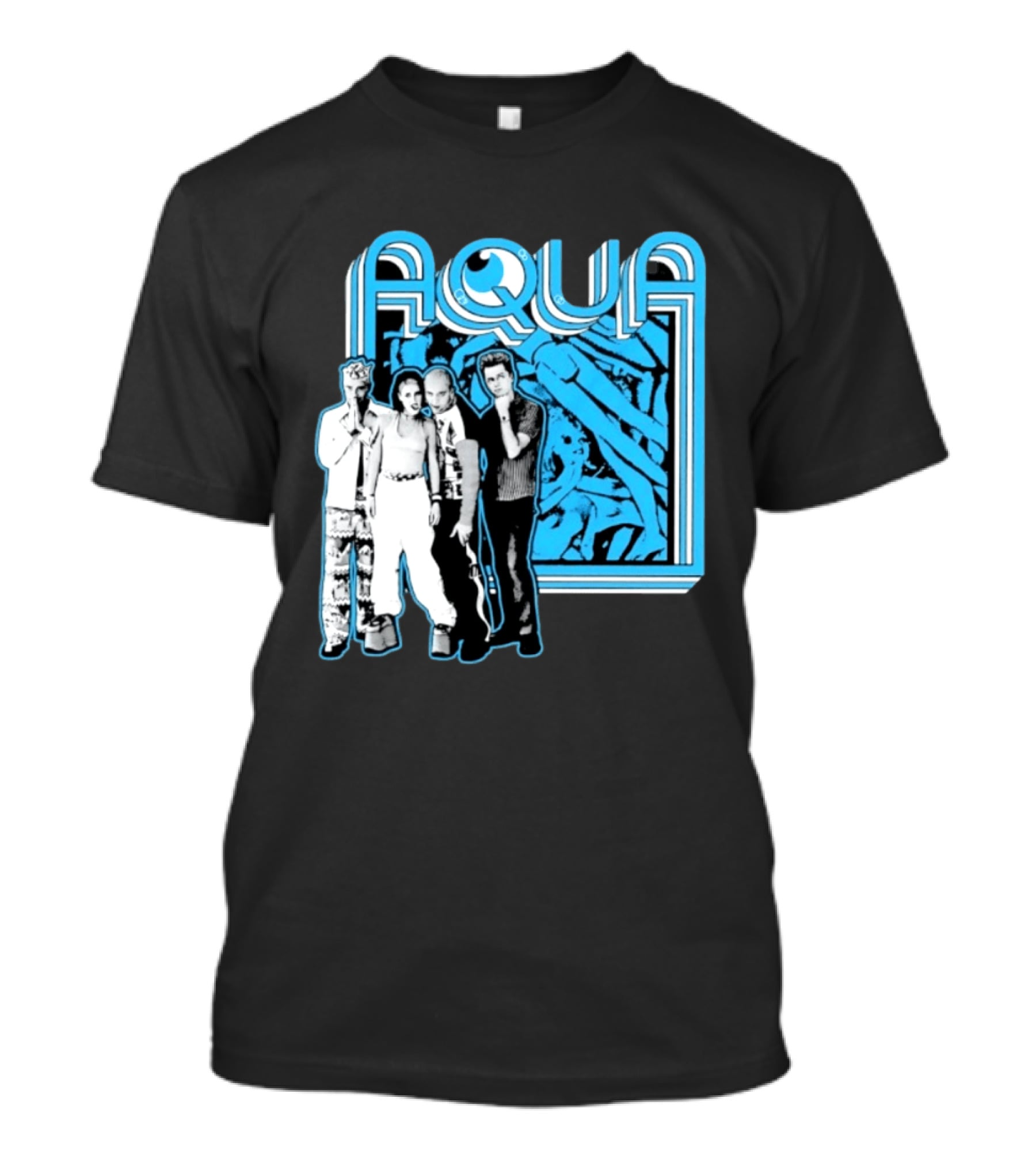 Aqua Band Members Barbie Girl 90s Pop Music Nostalgia T-Shirt