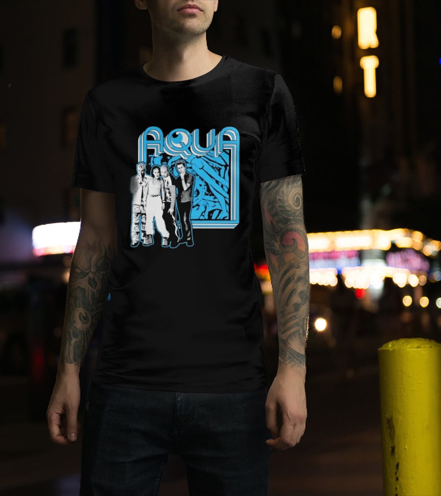 Aqua Band Members Barbie Girl 90s Pop Music Nostalgia T-Shirt