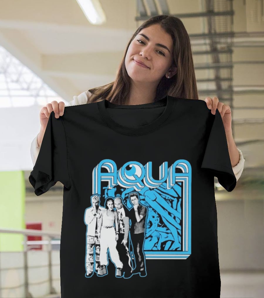 Aqua Band Members Barbie Girl 90s Pop Music Nostalgia T-Shirt