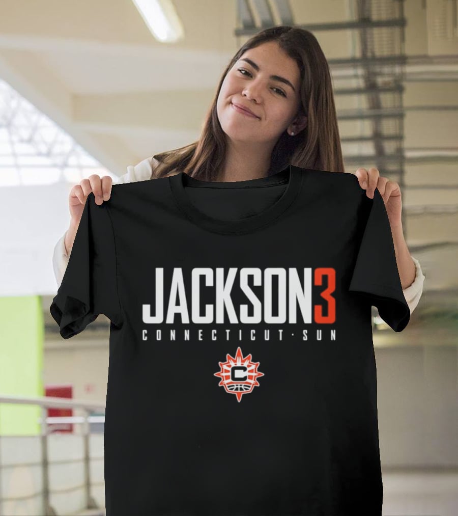 Jackson 3 Connecticut Sun WNBA Team T-Shirt