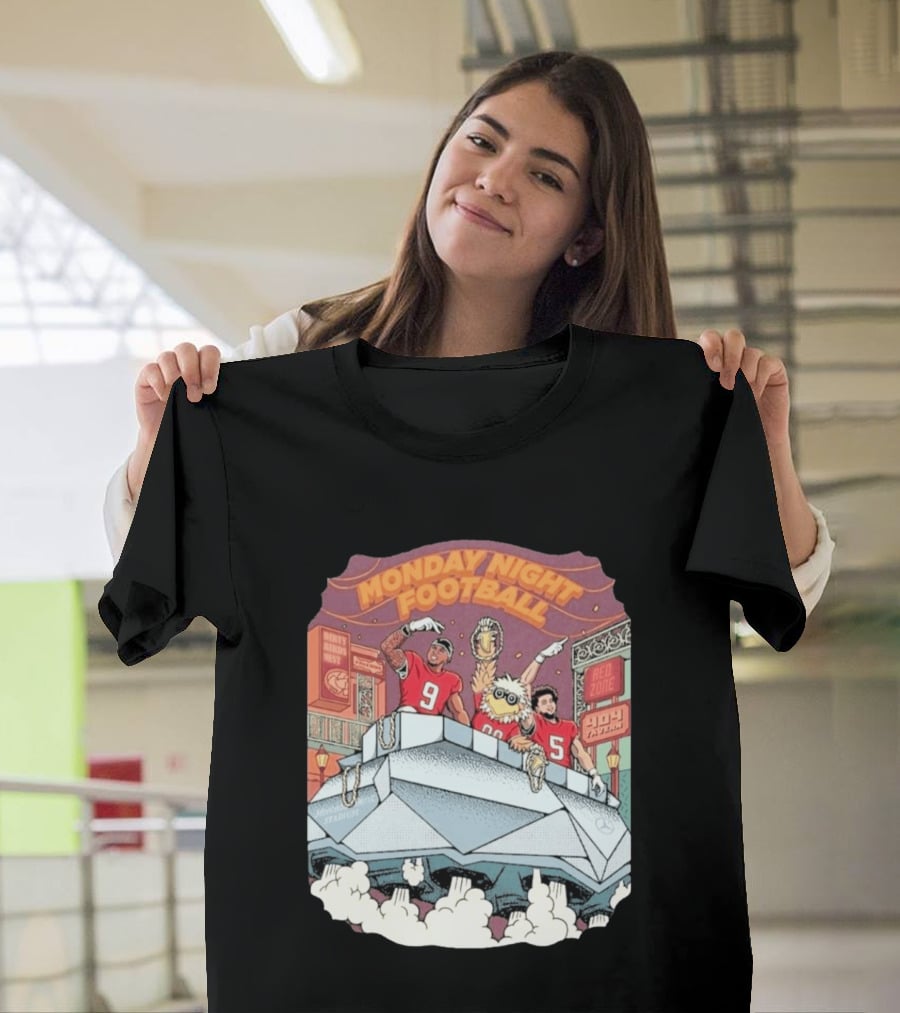 Monday Night Football Atlanta Falcons Dirty Bird Nest Red Zone Stadium T-Shirt