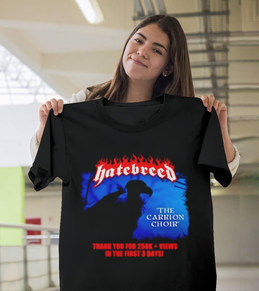 Hatebreed The Carrion Choir Metal Hardcore Album T-Shirt