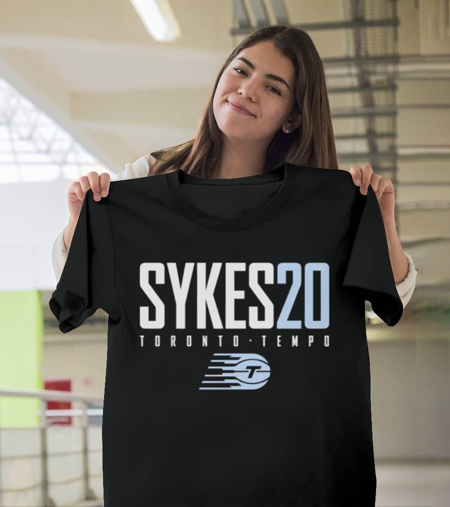 Sykes 20 Toronto Tempo WNBA T-Shirt