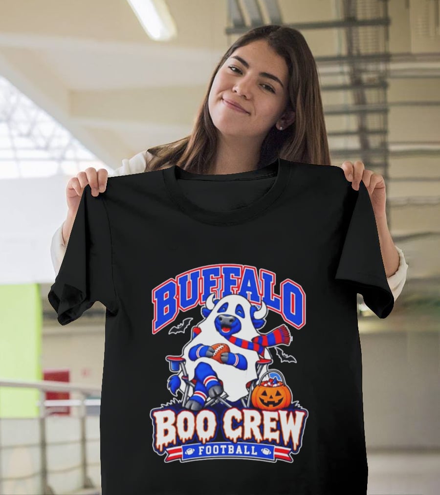 Buffalo Bills Boo Crew Halloween Football 2026 T-Shirt