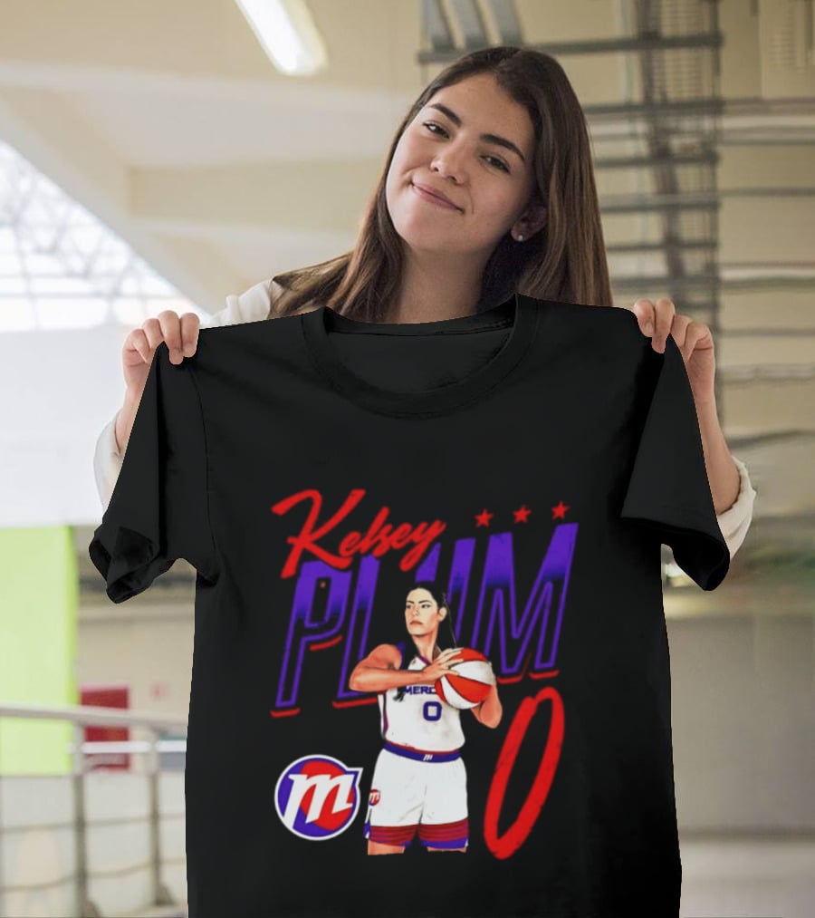 Kelsey Plum 0 Mercury WNBA Basketball Player T-Shirt