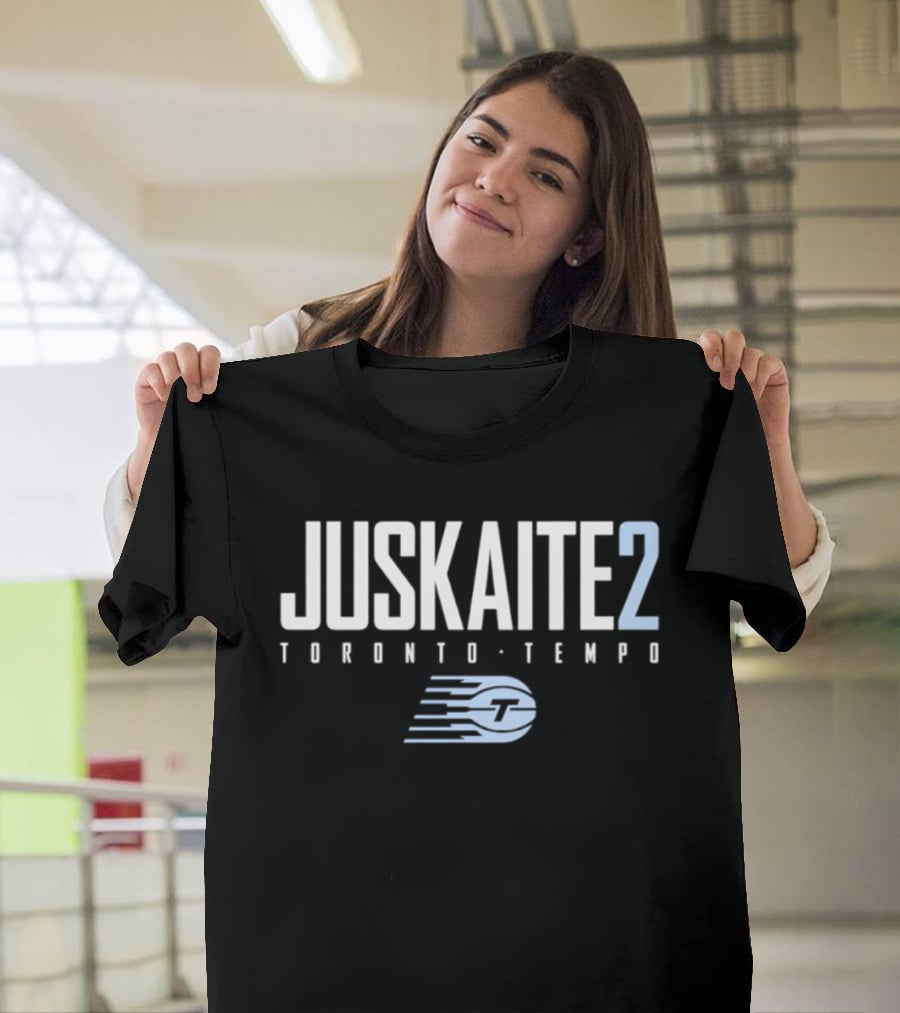 Laura Juskaite 2 Toronto Tempo WNBA T-Shirt