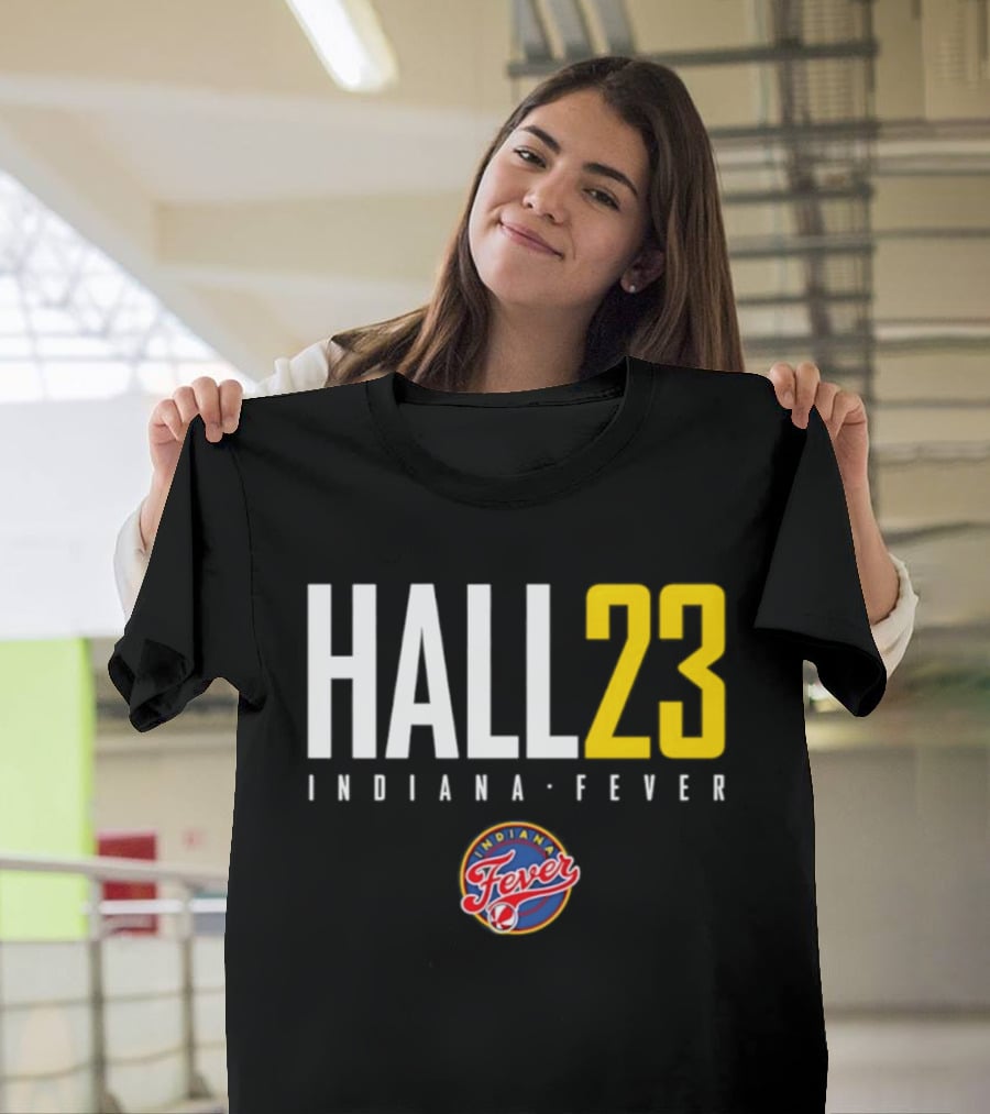 Indiana Fever Lexie Hall 23 WNBA Team Fan Gear T-Shirt