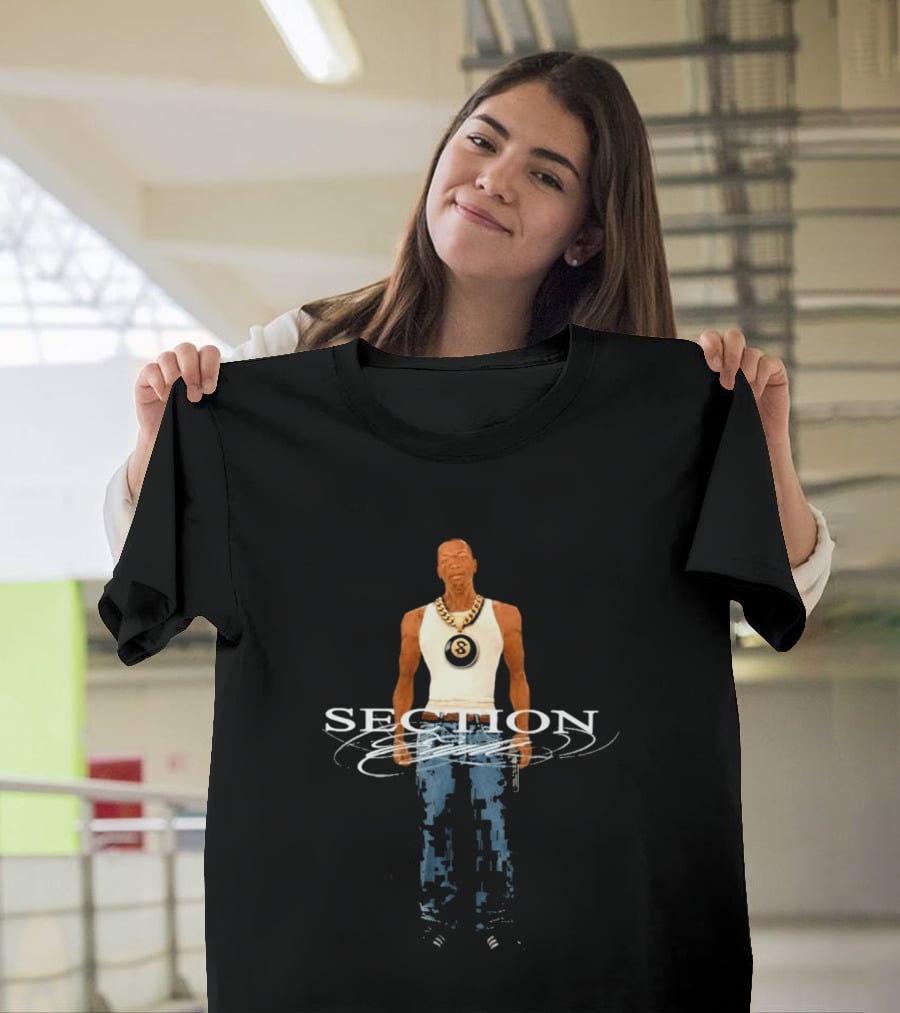 Section 8 CJ Black Gold Chain T-Shirt