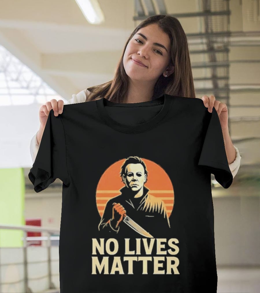 Michael Myers No Lives Matter Halloween Vintage Knife T-Shirt