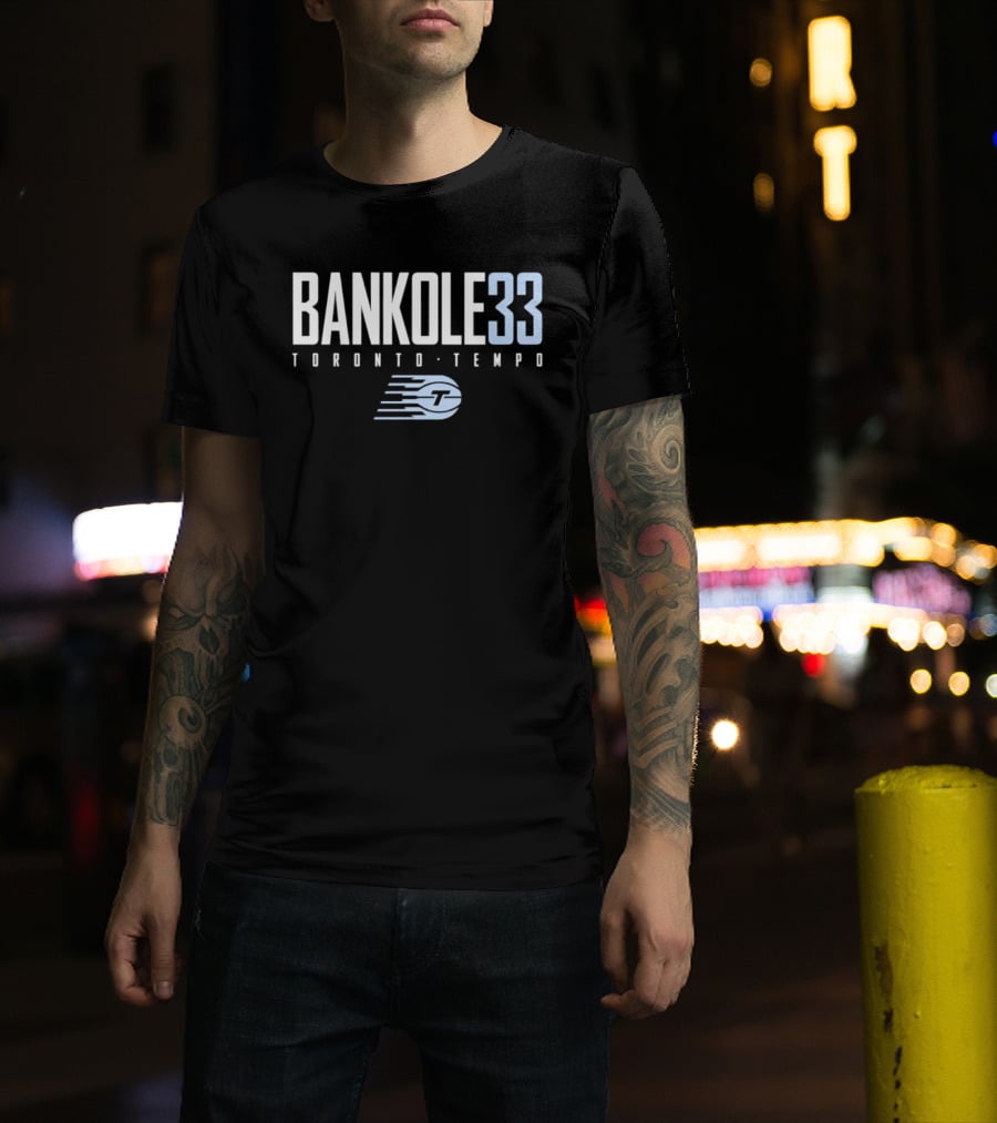 BANKOLE 33 Toronto Tempo Symbol WNBA T-Shirt