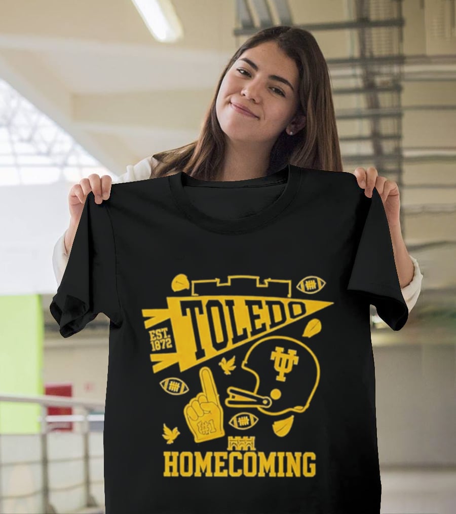 Toledo Homecoming 1872 Football Sports Celebration T-Shirt