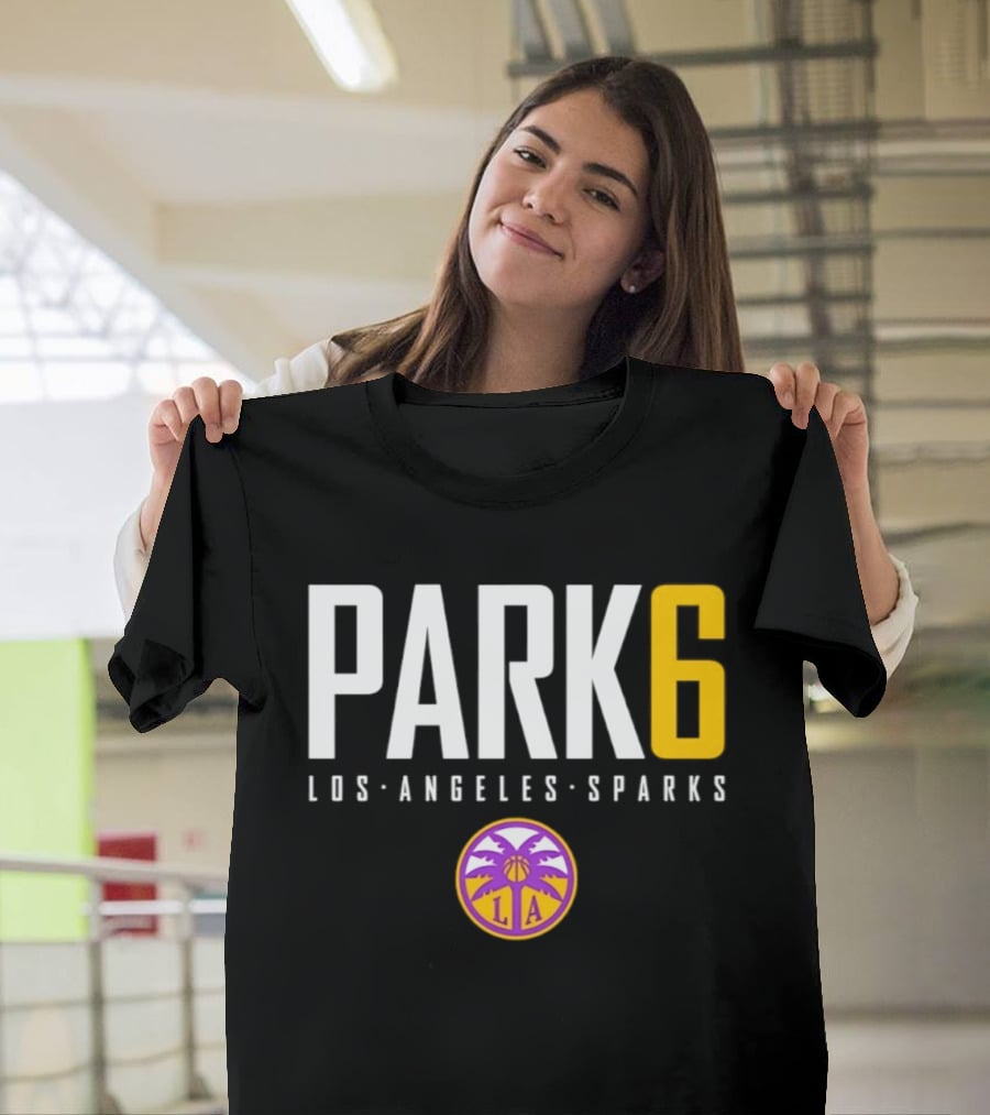 Park 6 Los Angeles Sparks WNBA Basketball T-Shirt
