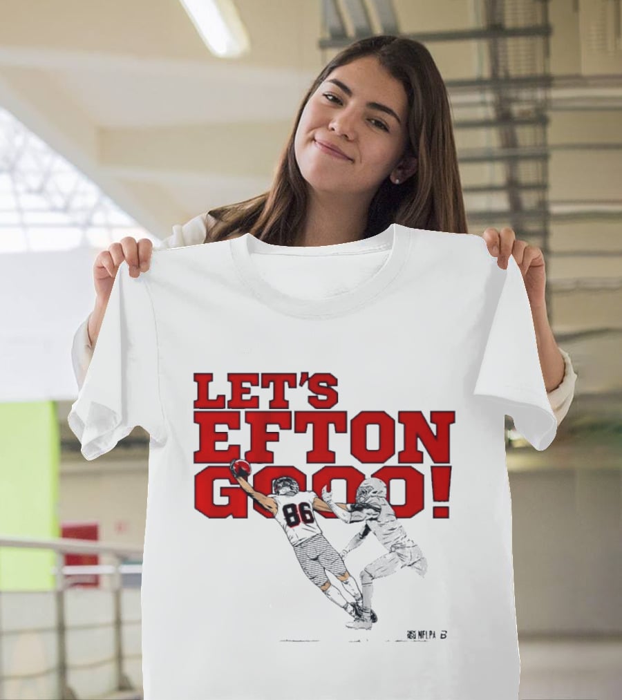 LET'S EFTON GO 88 Football Action Sports T-Shirt